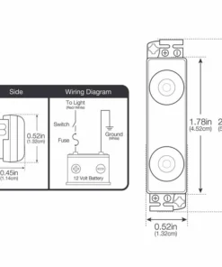 WEST MARINE Two LED Module Light, Dual Mount, White, 4-Pack -Marine Electrical Sale 18513937 3 1500