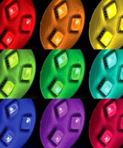 WEST MARINE Three LED Mini Stick-On Light with Self Adhesive Backing, RGBW -Marine Electrical Sale 18514059 7 1500