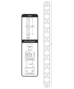 WEST MARINE 14" LED Contour Flex Light with Self Adhesive Backing, RGBW -Marine Electrical Sale 18514091 9 1500