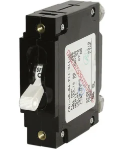 BLUE SEA SYSTEMS C-Series Single Pole White Toggle Circuit Breakers -Marine Electrical Sale 185244 LRG