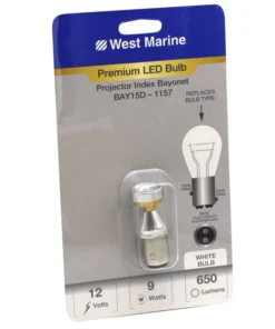 WEST MARINE Double Contact Index Bayonet BAY15D-1157 High Output LED Bulb