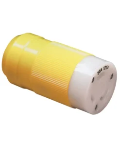MARINCO Female Connector, 30A 125V, Yellow