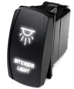 MARINE SPORT LIGHTING Logo Rocker Switch, Interior Light, White