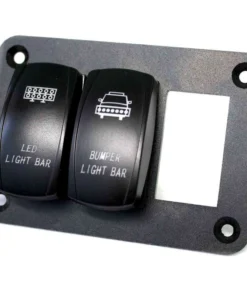 MARINE SPORT LIGHTING Rocker Switch Panel, 3 Hole