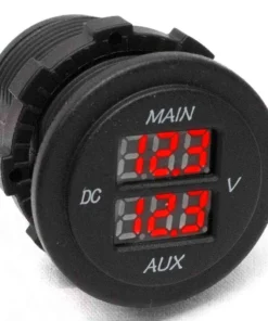 MARINE SPORT LIGHTING Socket Sized Dual Digital Voltmeter