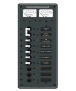 BLUE SEA SYSTEMS A-Series120V AC Main, Main + 8 Positions