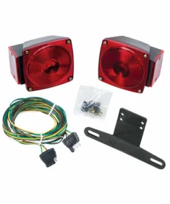 WESBAR Submersible Taillight Kit with 25' Harness for Trailers Under 80"