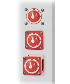 BLUE SEA SYSTEMS m-Series (Mini) 3 Position Battery Switch, Red -Marine Electrical Sale 19423334 3 1500.14122018010008