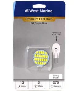 WEST MARINE G4 Side Pin Downlight Premium High Output LED Disk Bulb