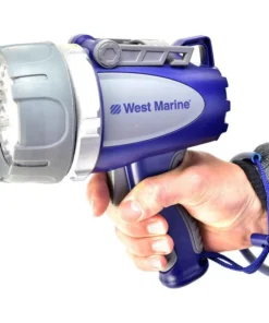 WEST MARINE Waterproof 3000-Lumen Rechargeable LED Spotlight -Marine Electrical Sale 19564657 6 1500.04022021010039