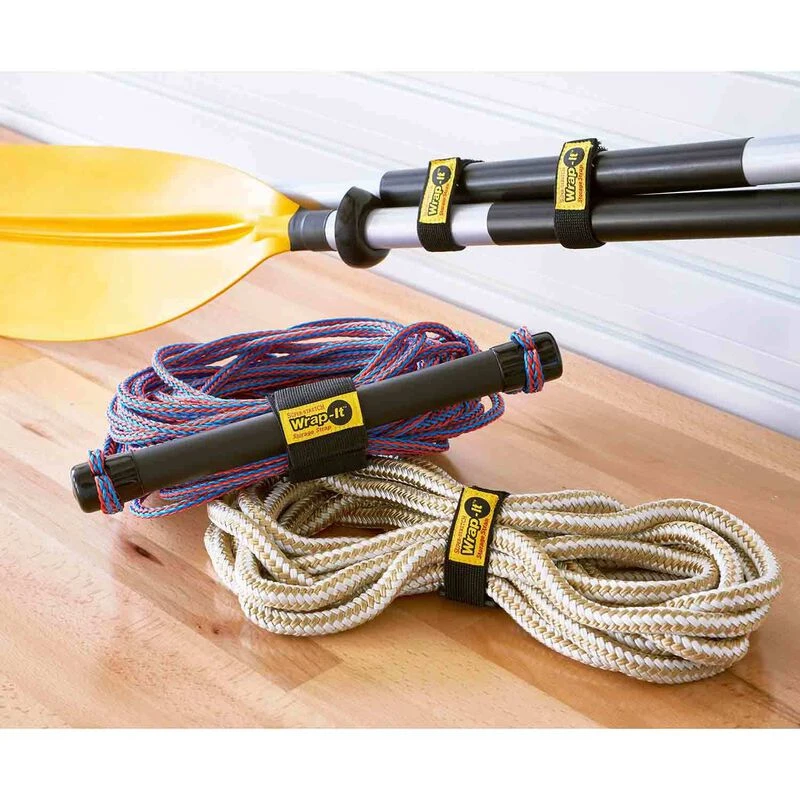 WRAP-IT STORAGE 12" Super-Stretch Storage Straps, 4-Pack 2 WRAP-IT STORAGE 12" Super-Stretch Storage Straps, 4-Pack - Image 2