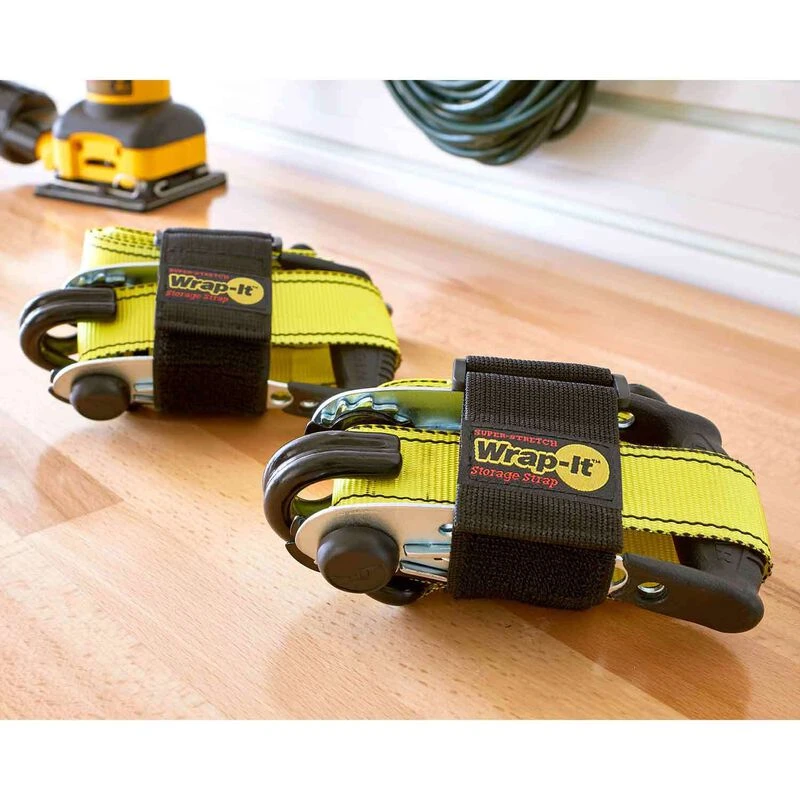 WRAP-IT STORAGE 12" Super-Stretch Storage Straps, 4-Pack 5 WRAP-IT STORAGE 12" Super-Stretch Storage Straps, 4-Pack - Image 5