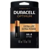 DURACELL Optimum "AA" Batteries, 4-Pack