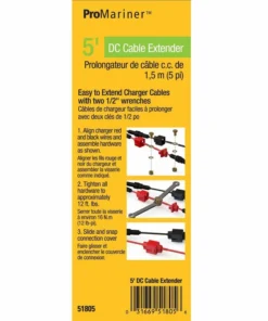 PROMARINER 5' Charger DC Cable Extender -Marine Electrical Sale 19810969 3 1500.04112019113015