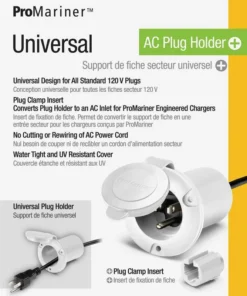 PROMARINER Universal AC Plug Holder 6 PROMARINER Universal AC Plug Holder -Marine Electrical Sale 19810993 3 1500.04112019013022