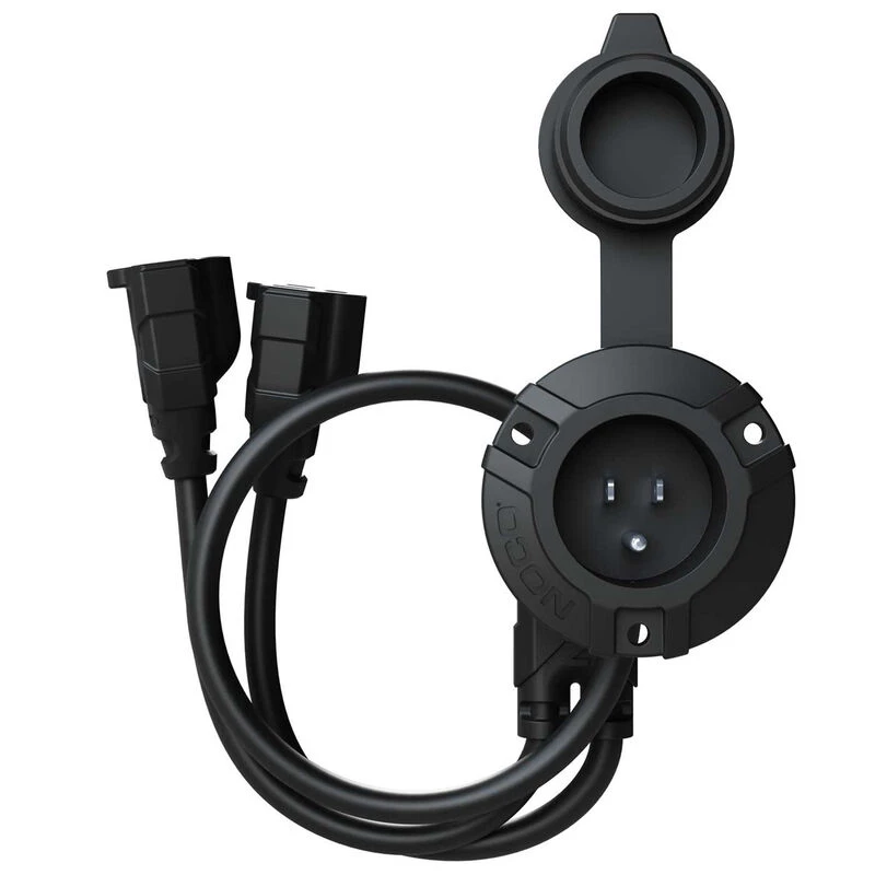 THE NOCO COMPANY AC Port Plug With Dual 18" Extension Cord 1 THE NOCO COMPANY AC Port Plug With Dual 18" Extension Cord