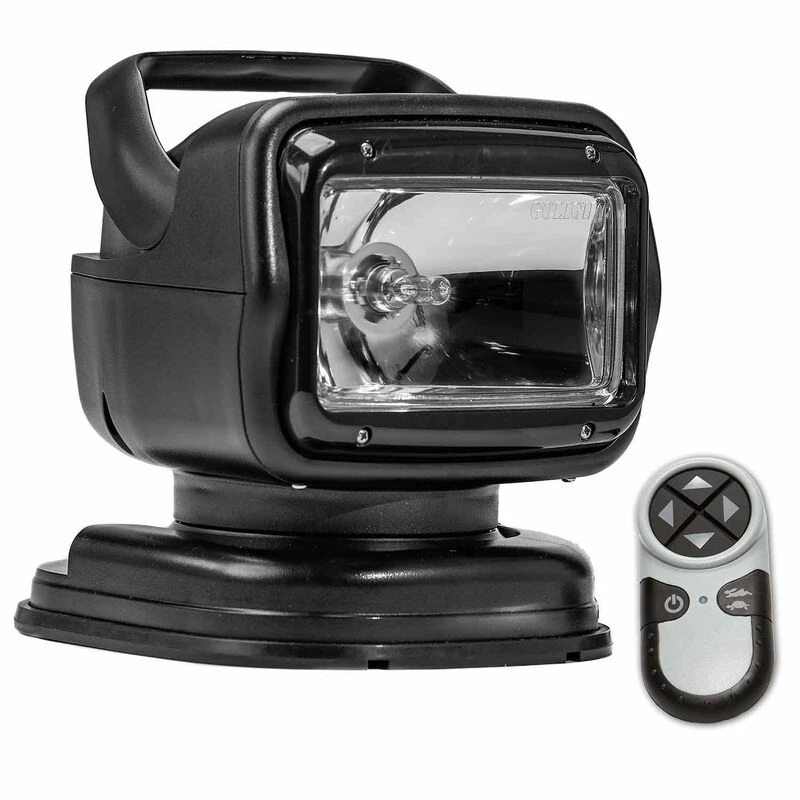 GOLIGHT Radioray® GT Series Halogen Searchlight, Portable Magnetic Mount Shoe with Wireless Handheld Remote 1 GOLIGHT Radioray® GT Series Halogen Searchlight, Portable Magnetic Mount Shoe with Wireless Handheld Remote