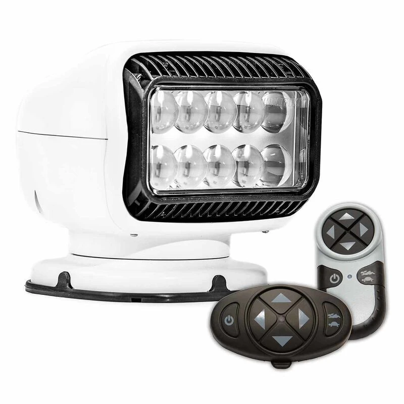 GOLIGHT Radioray® GT Series LED Permanent Mount Searchlight with Dual Wireless Remotes 1 GOLIGHT Radioray® GT Series LED Permanent Mount Searchlight with Dual Wireless Remotes