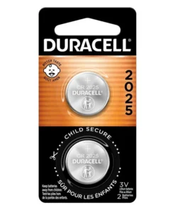 DURACELL 2025 Lithium Coin Batteries, 3X, 2-Pack