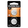 DURACELL 2032 Lithium Coin Batteries, 3V, 2-Pack