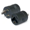 PARK POWER Generator Adapter: 30A (125V) Locking Male Plug; 30A (125V) Female Connector