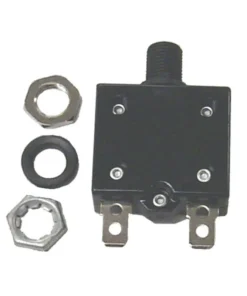 SIERRA Push Button Circuit Breaker, Resettable, 20A