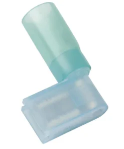 ANCOR 16-14 AWG Female Heat Shrink Flag Disconnects, Blue, 3-Pack