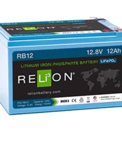 RELION RB12 Lithium Deep Cycle Battery, 12V, 12Ah