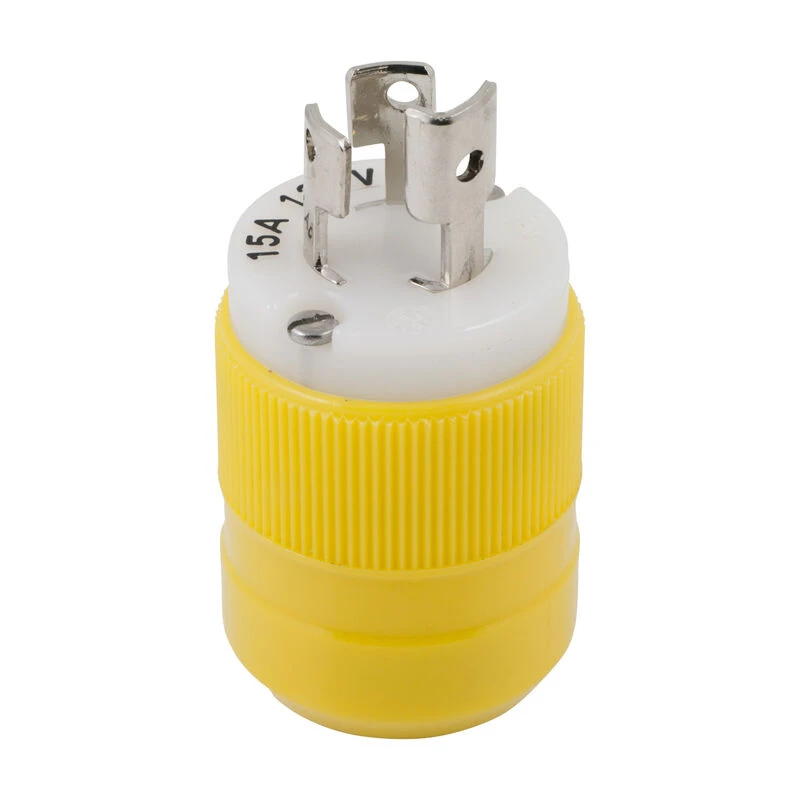 MARINCO Locking Plug, 15A 125V, Yellow 1 MARINCO Locking Plug, 15A 125V, Yellow