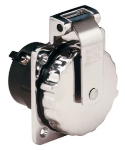 MARINCO Inlet, 50A 125V, Without Enclosure, Stainless Steel