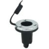 PERKO Plug-In Type Base, 0° Base, 3 Contacts, Accepts CAM Collar, Round