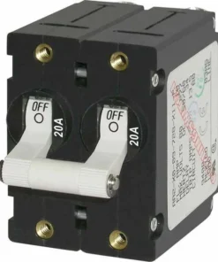 BLUE SEA SYSTEMS CE World Double Pole Circuit Breakers for 110V AC