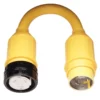 MARINCO Pigtail Adapter, 50A 125V Male to 50A 125/250V Female