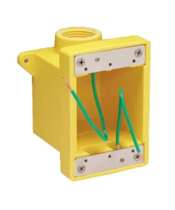 MARINCO FD Box, Two 1" K.O. Holes, Yellow