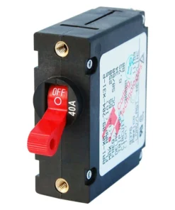 BLUE SEA SYSTEMS A-Series Single Pole Red Toggle Circuit Breakers -Marine Electrical Sale 3826484 v2