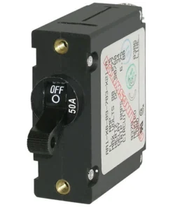 BLUE SEA SYSTEMS A-Series Single Pole Black Toggle Circuit Breakers -Marine Electrical Sale 3826500 LRG