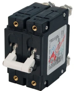 BLUE SEA SYSTEMS C-Series Double Pole White Toggle Circuit Breakers -Marine Electrical Sale 3826617 LRG