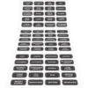 BLUE SEA SYSTEMS Small Format Distribution Panel Labels
