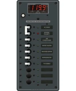 BLUE SEA SYSTEMS 8-Position AC Main European