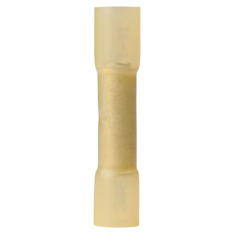 ANCOR 12-10 AWG Heat Shrink Butt Connector, Yellow 500-Pack 1 ANCOR 12-10 AWG Heat Shrink Butt Connector, Yellow 500-Pack