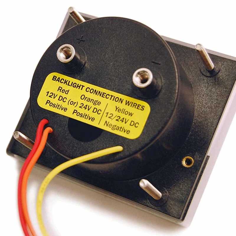 BLUE SEA SYSTEMS DC Analog Voltmeter Panel, 8-16V DC 2 BLUE SEA SYSTEMS DC Analog Voltmeter Panel, 8-16V DC - Image 2