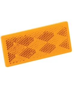 WESBAR Amber Reflector with Adhesive Back