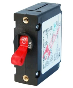 BLUE SEA SYSTEMS A-Series Single Pole Red Toggle Circuit Breakers -Marine Electrical Sale 4851085 v2