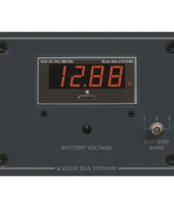 BLUE SEA SYSTEMS DC Digital Voltmeter Panel, 7 to 60V DC