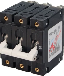 BLUE SEA SYSTEMS C-Series Triple Pole White Toggle Circuit Breakers -Marine Electrical Sale 6557730 LRG
