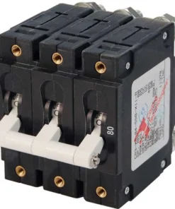 BLUE SEA SYSTEMS C-Series Triple Pole White Toggle Circuit Breakers