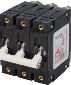 BLUE SEA SYSTEMS C-Series Triple Pole White Toggle Circuit Breakers -Marine Electrical Sale 6557755 LRG