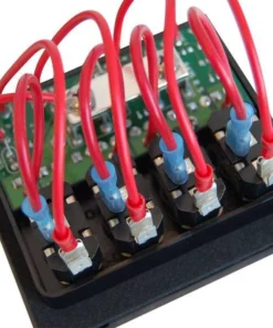 BLUE SEA SYSTEMS WeatherDeck&reg; Waterproof Fuse Panel, Four-Position -Marine Electrical Sale 6841092 3 LRG