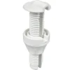 T-H MARINE CeaCap&trade; Bulkhead Pass-Thru Fitting, White
